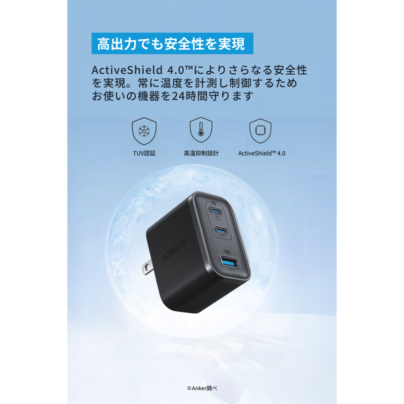 6. Anker Nano Charger (70W, 3 Ports) サブ画像4