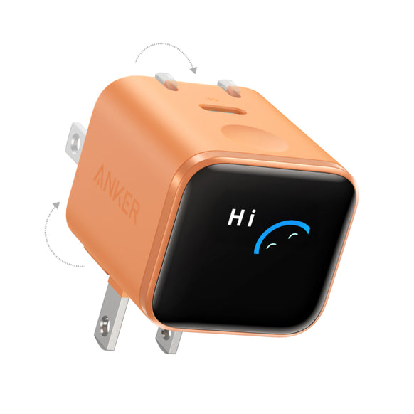 Anker Nano Charger (45W, Display, スイングプラグ)