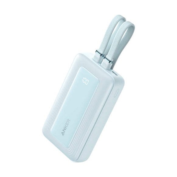 Anker Zolo Power Bank (10000mAh, 30W, Built-In USB-C / ライトニングケーブル)