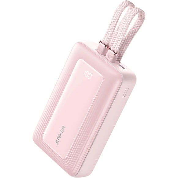 Anker Zolo Power Bank (20000mAh, 30W, Built-In USB-C / ライトニングケーブル)