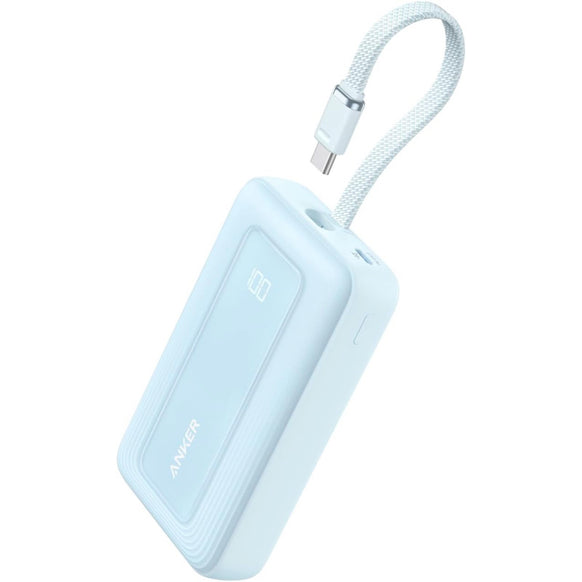 Anker Zolo Power Bank (10000mAh, 30W, Built-In USB-Cケーブル)