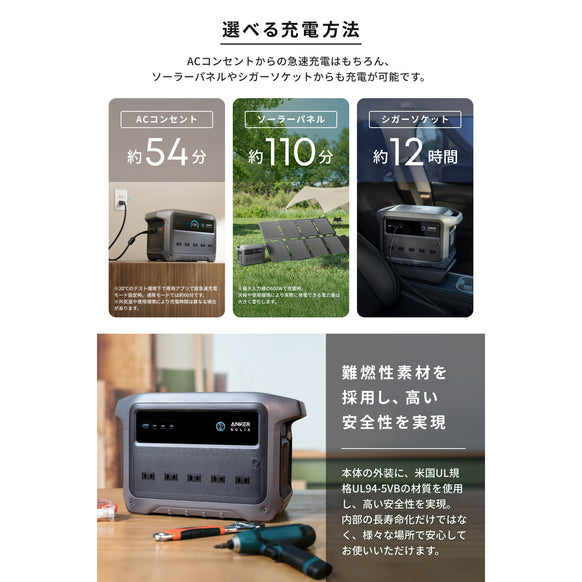Anker Solix C1000 Gen 2 Portable Power Station サブ画像6