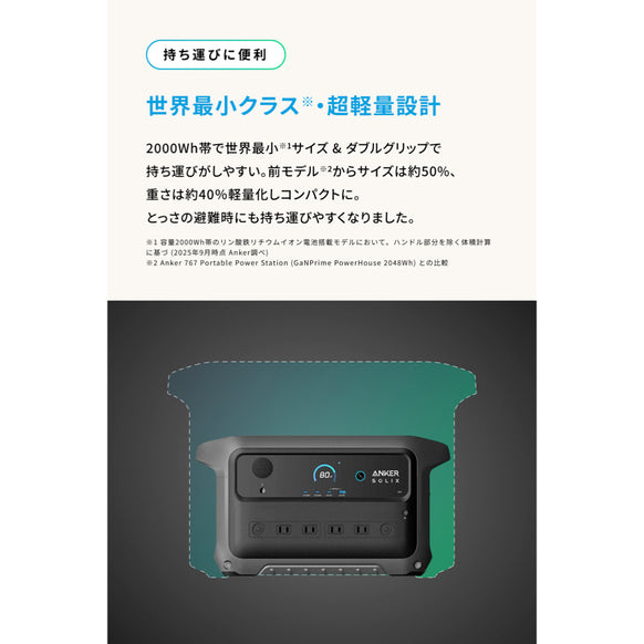 Anker Solix C2000 Gen 2 Portable Power Station