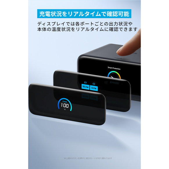 Anker Nano Charging Station (7-in-1, 100W, 巻取り式 USB-Cケーブル)