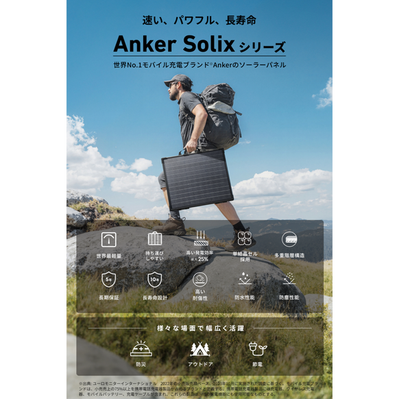 Anker Solix PS100 Dual Portable Solar Panel