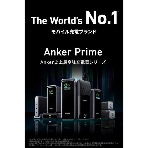 Anker Prime Wall Charger (67W, 3 ports, GaN)