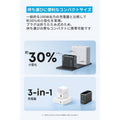 Anker Charger (100W, 3 Ports) with USB-C & USB-Cケーブル