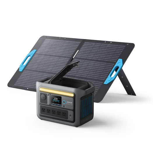Anker Solix C800 Portable Power Station with Anker Solix PS100 Portabl