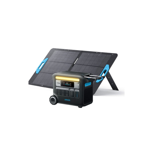 Anker Solix C800 Plus Portable Power Station with Anker Solix PS200 Portable Solar Panel
<