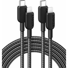 Anker 310 高耐久ナイロン USB-C & ライトニング ケーブル 3.0m 2本セット