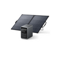 Anker Solix S2000 Portable Power Station (ダークグレー) with Anker Solix PS200 Dual Portable Solar Panel