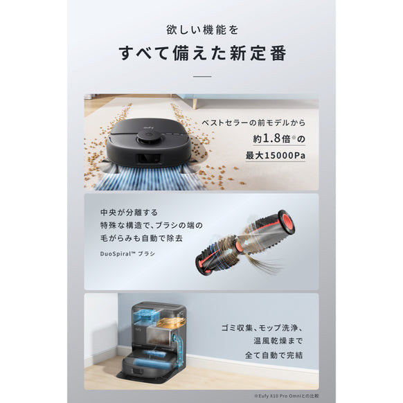 【予約販売】Eufy Robot Vacuum Omni C28