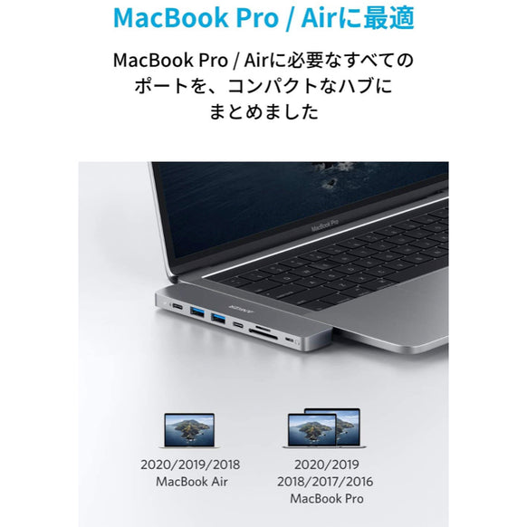 Anker PowerExpand Direct 8-in-2 USB-C PD メディア ハブ