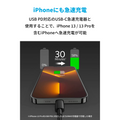 Anker 高耐久ナイロン USB-C & ライトニング ケーブル (0.3m)