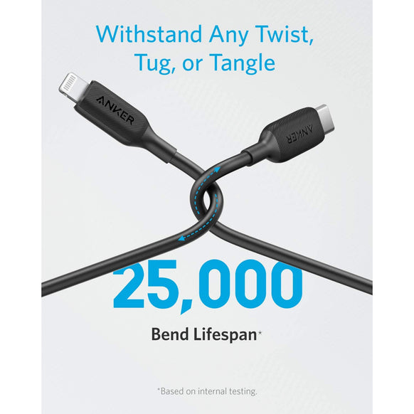 Anker PowerLine III USB-C & ライトニング ケーブル 0.9m