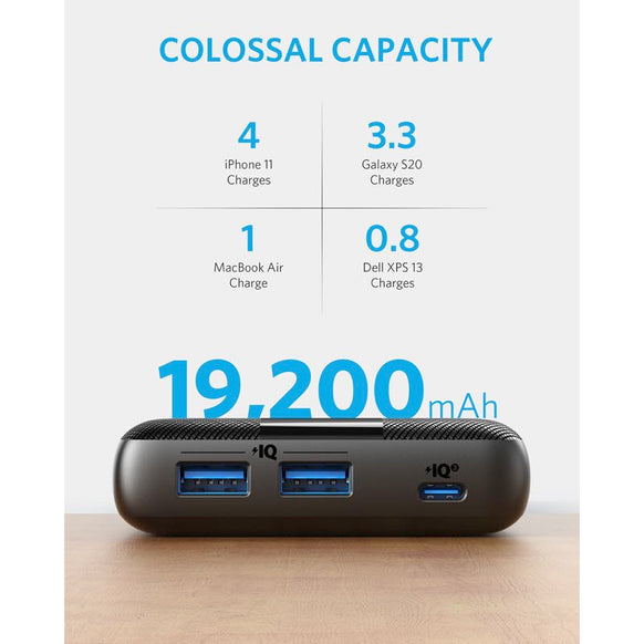 PowerCore III 19K 60W with PowerPort III 65W Pod