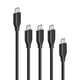 【5本セット】Anker PowerLine USB-C & USB-A 3.0 ケーブル